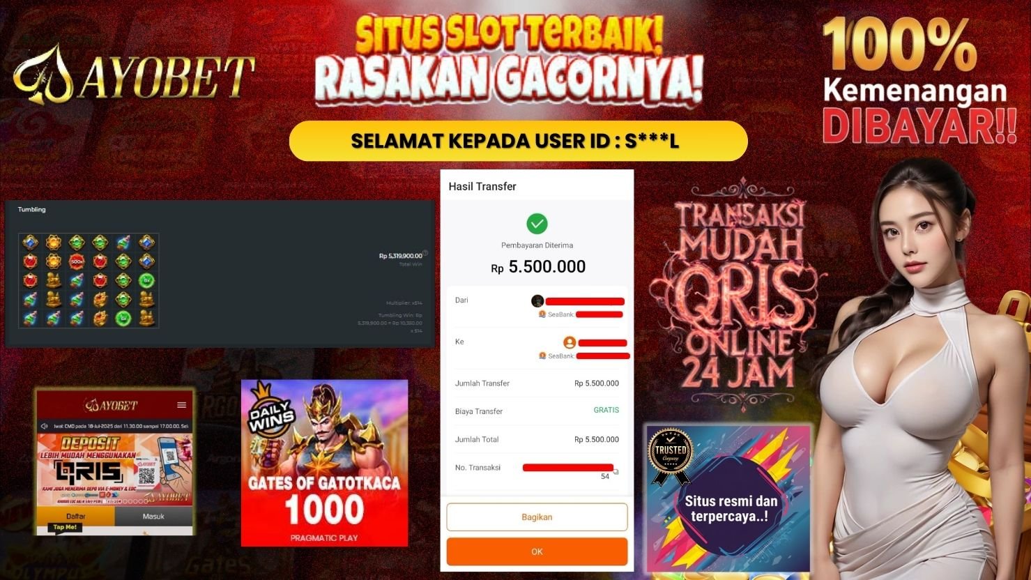 AYOBET JACKPOT SLOT GATES OF GATOTKACA 1000